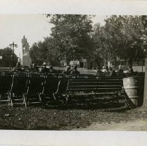 Chairs at War Memorial